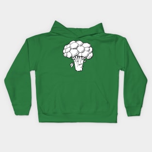 Broccoli Illustration Kids Hoodie